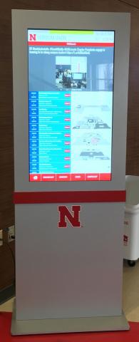 Freestanding interactive digital sign enclosure